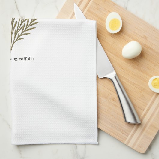 Vintage Lavendel-Blume Geschirrtuch (Viertel Falte)