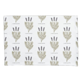 Vintage Lavendel-Blume Kissenbezug