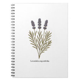Vintage Lavendel-Blume Notizblock