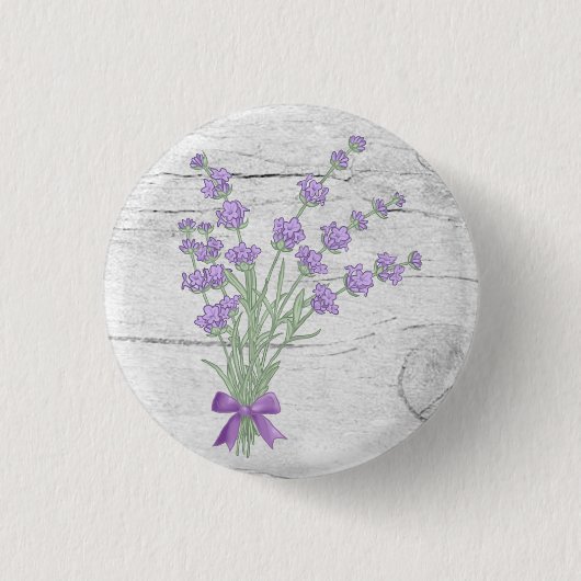Vintage Lavendel Button (Vorderseite)