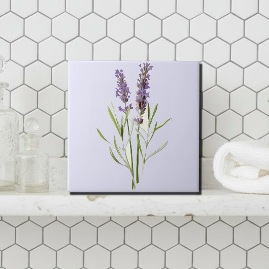 Vintage Lavendel Fliese