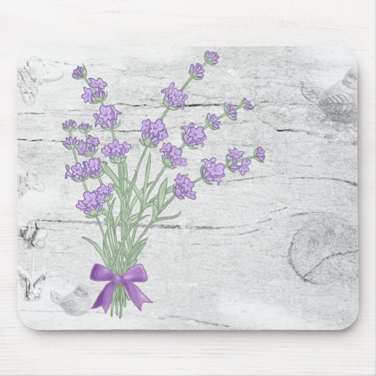 Vintage Lavendel Mousepad (Vorne)