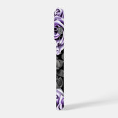 Vintage Lavender and Gray Rose  iPhone Hülle (Linke Seite)