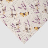 Vintage Lavender Butterfly Seidenpapier (Ausschnitt)