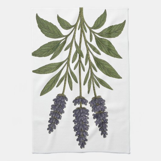 Vintage Lavender Geschirrtuch (Vertikal)