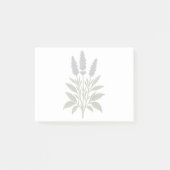 Vintage Lavender Post-it Klebezettel (Vorderseite)