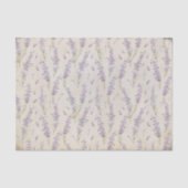 Vintage Lavendergroßblume Seidenpapier (Vorderseite)