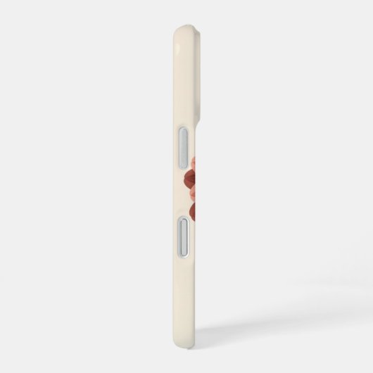 Vintage Layered Dahlia iPhone 16 Hülle (Rechte Seite)