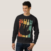 Vintage Lazy Days Napping Sloth Idee Sweatshirt (Vorne ganz)