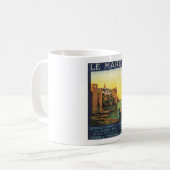 Vintage Le Maroc Marokko Kaffeetasse (Vorderseite Links)