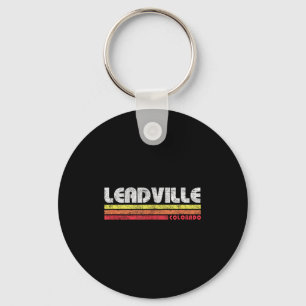 Vintage Leadville Colorado Retro Mountainbike Schlüsselanhänger