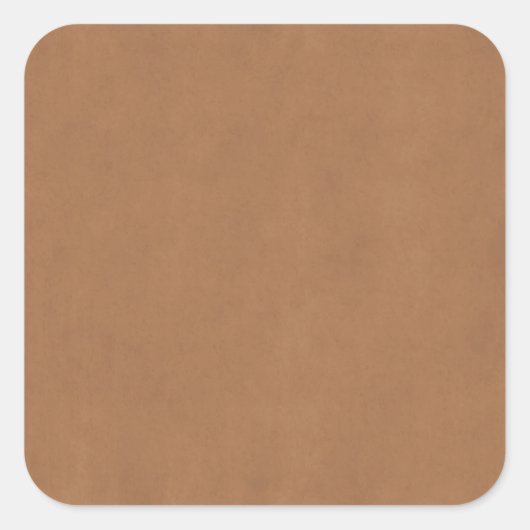 Vintage Leather Brown Perchment Template Blank Quadratischer Aufkleber (Vorderseite)