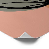 Vintage Leaves Art Poster (Ecke)