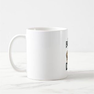 Vintage Leben ist besser mit einem Hund Vektordesi Kaffeetasse