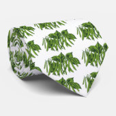 Vintage Lebensmittel, Bio grüne Bohnen Gemüse Krawatte (Gerollt)