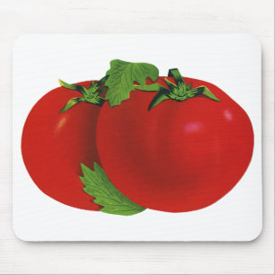Vintage Lebensmittel, Bio Rote Reife Heirloom Toma Mousepad