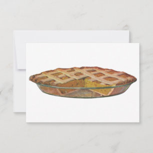 Vintage Lebensmittel, Dessert, Erntedank Pumpkin P Einladung