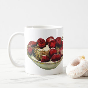 Vintage-Lebensmittel Gesundes Frühstücksgetreide E Kaffeetasse