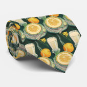 Vintage Lebensmittel, Getränke, gesundes Frühstück Krawatte (Gerollt)