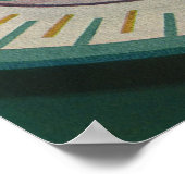 Vintage Lebensmittel, Getränke, gesundes Frühstück Poster (Ecke)