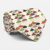 Vintage Lebensmittel Obst auf Tabletts zum Caterin Krawatte (Gerollt)