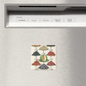 Vintage Lebensmittel Obst auf Tabletts zum Caterin Magnet (In Situ (Geschirrspüler))