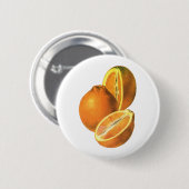 Vintage Lebensmittel, Obst Bio Frischfrische, gesu Button (Vorne & Hinten)