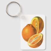 Vintage Lebensmittel, Obst Bio Frischfrische, gesu Schlüsselanhänger (Vorderseite)