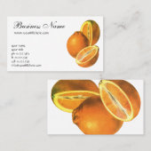 Vintage Lebensmittel, Obst Bio Frischfrische, gesu Visitenkarte (Vorne/Hinten)