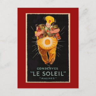 Vintage Lebensmittelpostkarte Postkarte