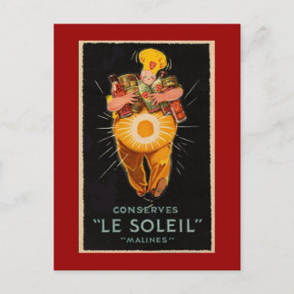 Vintage Lebensmittelpostkarte Postkarte