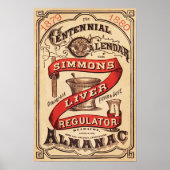 Vintage-Leberschutzmittel-Werbung Poster (Vorne)