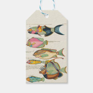 Vintage lebhafte Wandkunst mit Meeresleben aus Ost Geschenkanhänger