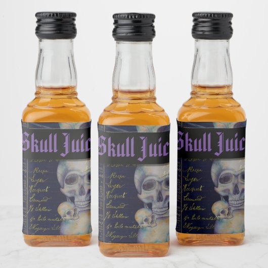 Vintage Leckerbse Halloween Schäfersaftflasche L Alkoholflaschenetikett (Flaschen)