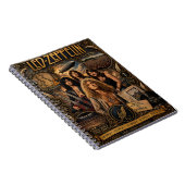 Vintage Led Zeppelin Tribut Spiralblock - Notizblock (Rechte Seite)