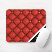 Vintage-Leder-Monogramm Mousepad (Mit Mouse)