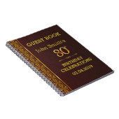 Vintage lederne Beschaffenheits-80. Notizblock (Rechte Seite)