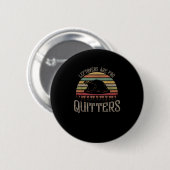 Vintage Leftovers sind für Quitters Funny Thanksgi Button (Vorne & Hinten)