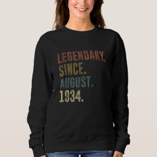 Vintage Legendär seit August 1934 Sweatshirt
