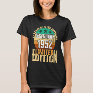 Vintage Legendary Limited Edition 71 Jahre T-Shirt