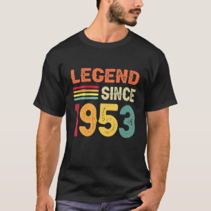 Vintage Legende Seit 1953 70. Geburtstag 70 Jahre T-Shirt