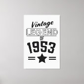 Vintage Legende von 1953 Leinwanddruck (Vorderseite)