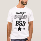 Vintage Legende von 1953 T-Shirt (Vorderseite)