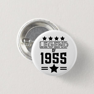 Vintage Legende von 1955 Button