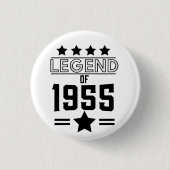 Vintage Legende von 1955 Button (Vorderseite)