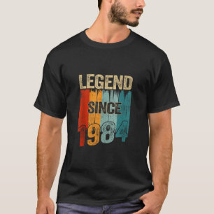 Vintage Legende von 1984 Seit 1984 40. Geburtstags T-Shirt