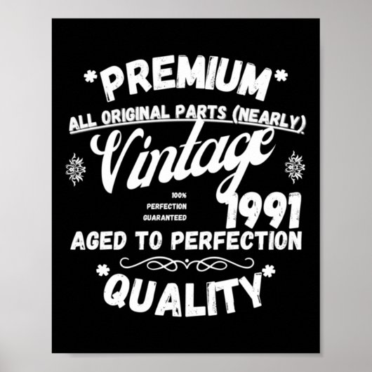 Vintage Legends, geboren 1991 Performance Poster (Vorne)