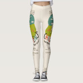 Vintage Leggings der Kinderkunst (Vorderseite)