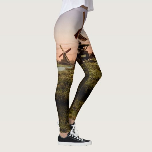 Vintage Leggings der niederländischen Windmills Ar (Rechts)
