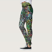 Vintage Leggings von Boho gesteinigtes Glasmuster (Links)